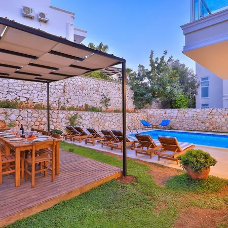 Mystic Private Pool-garden & Sea Views In Location Kalkan